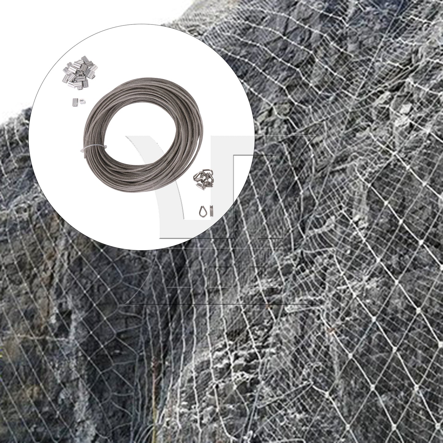 BQLZR 100 Feet Wire Rope Stainless Steel Cable Railing Accessories for Wood Posts