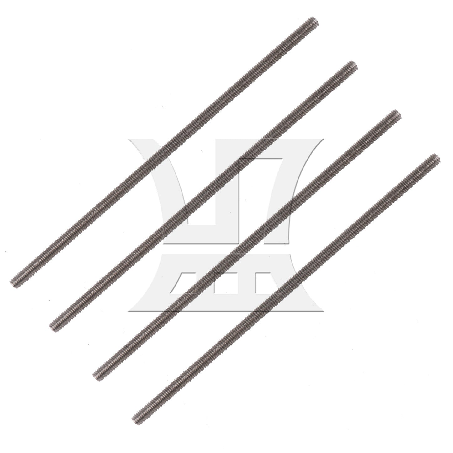 BQLZR Stainless Steel Fully Threaded Rods Bars M8x250mm for Machine Tools