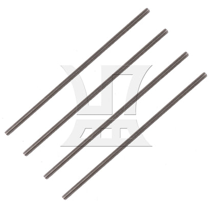 BQLZR Stainless Steel Fully Threaded Rods Bars M8x250mm for Machine Tools