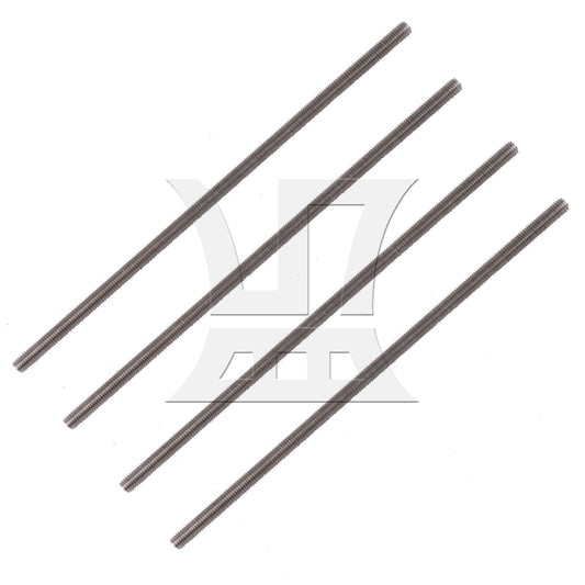 BQLZR Stainless Steel Fully Threaded Rods Bars M8x250mm for Machine Tools