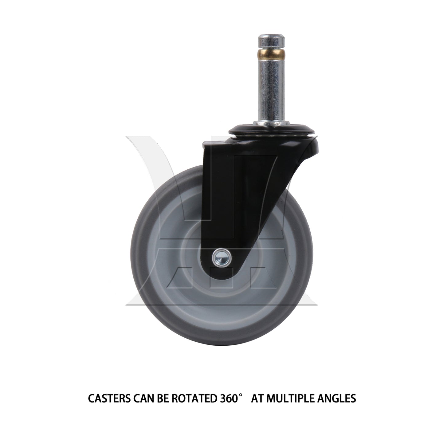 BQLZR 4 Pcs 11x35mm Heavy Duty Swivel Caster Wheels Trolley Furniture Replace Parts