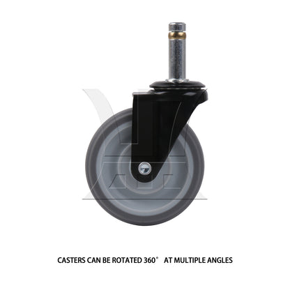 BQLZR 4 Pcs 11x35mm Heavy Duty Swivel Caster Wheels Trolley Furniture Replace Parts