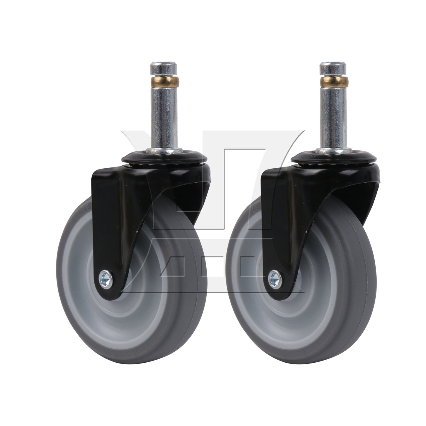 BQLZR 4 Pcs 11x35mm Heavy Duty Swivel Caster Wheels Trolley Furniture Replace Parts