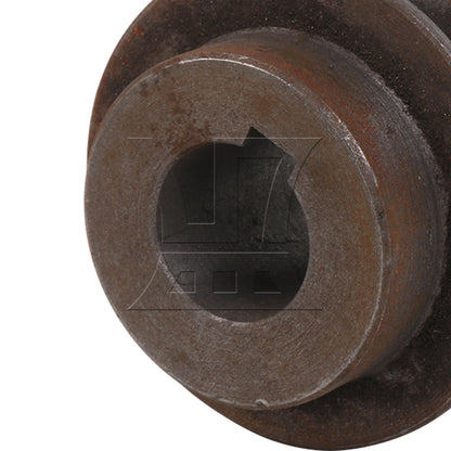BQLZR Double Slotted Web Sheave Roller for 4L A V-Belt 2.68 Inch OD 1" Fixed Bore