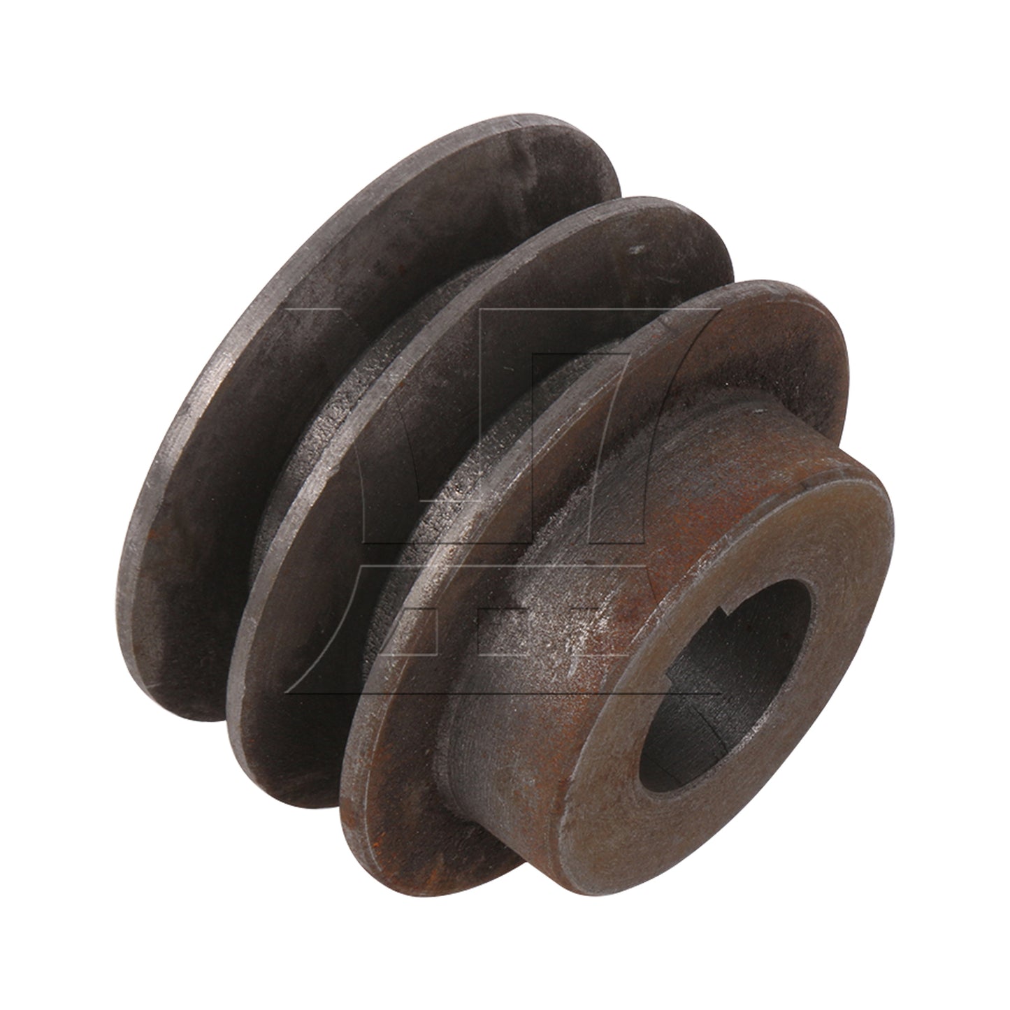 BQLZR Double Slotted Web Sheave Roller for 4L A V-Belt 2.68 Inch OD 1" Fixed Bore