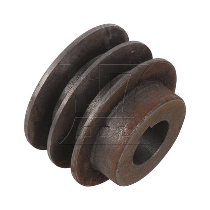BQLZR Double Slotted Web Sheave Roller for 4L A V-Belt 2.68 Inch OD 1" Fixed Bore
