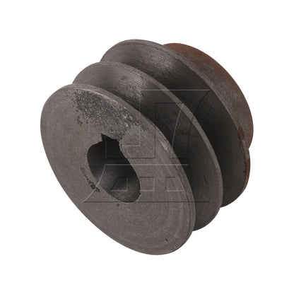 BQLZR Double Slotted Web Sheave Roller for 4L A V-Belt 2.68 Inch OD 1" Fixed Bore
