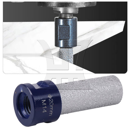 BQLZR Diamond Finger Milling Bit Tool 3/4" M14 for Holes Enlarging Shaping Trimming