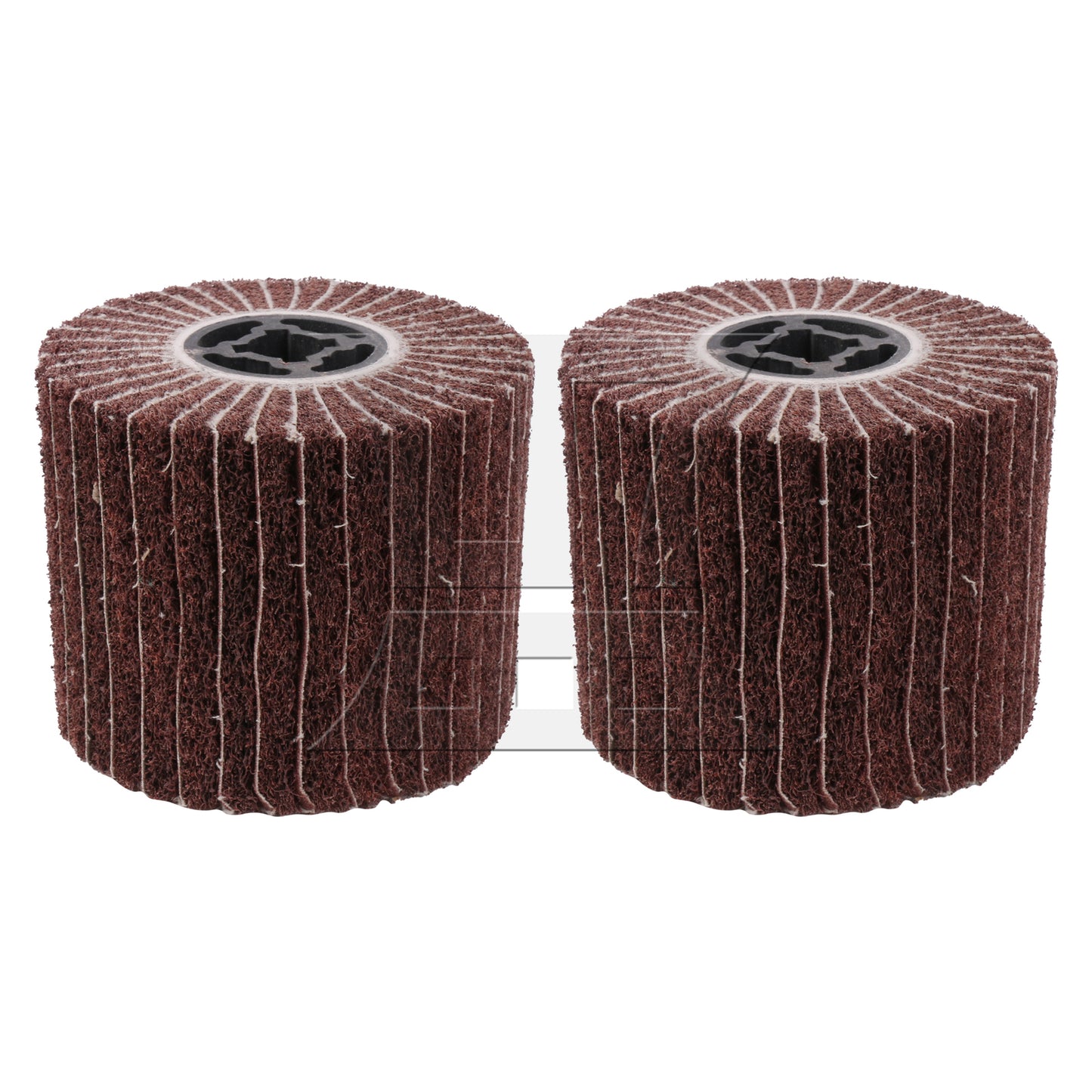 BQLZR 2Pieces 120 Grits Buffing Flap Wheels for The Surface Treatment Productions