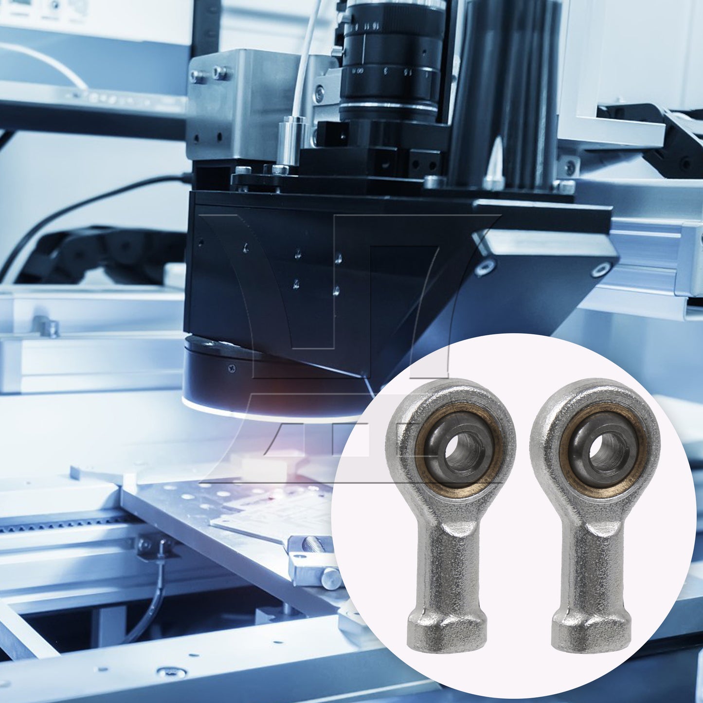 BQLZR 2Pieces Rod End Joint Bearing SI5T/K 5mm Bore Inner Diameter for CNC Machine