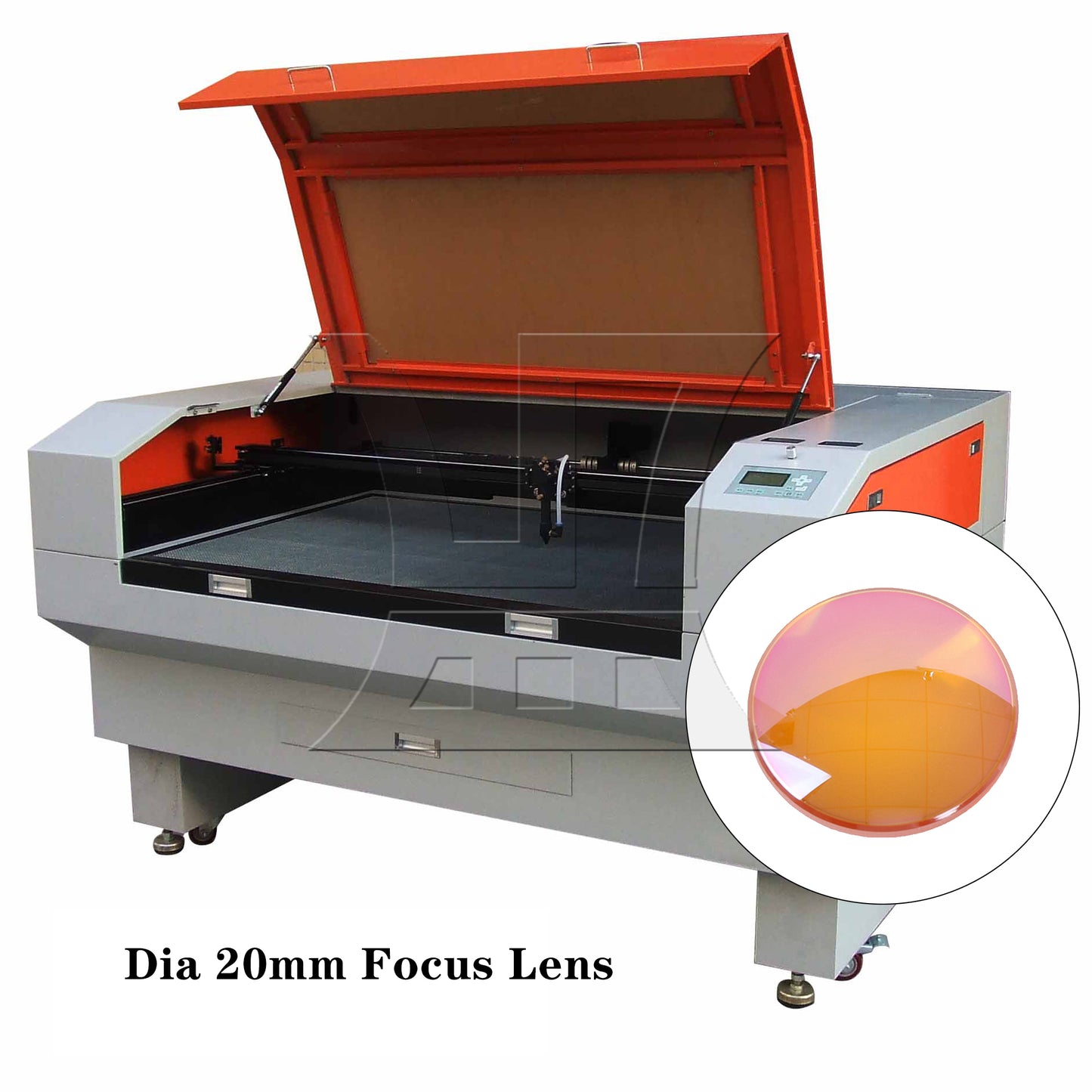 BQLZR 20mm Focus Lens Mirror for 80-150W CO2 Engraving Machine 1 Inch Focal Length