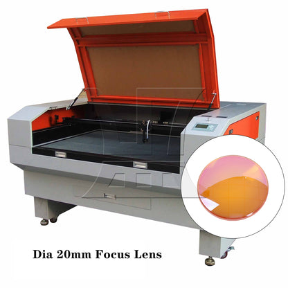 BQLZR 20mm Focus Lens Mirror for 80-150W CO2 Engraving Machine 1 Inch Focal Length