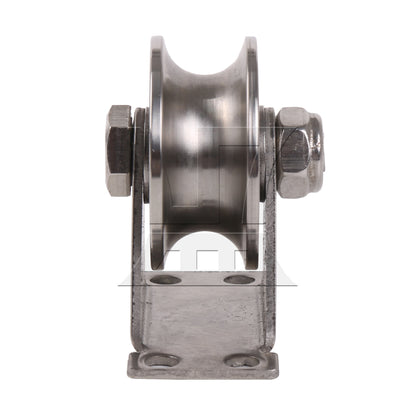 BQLZR U-Shaped Bracket Wheel Roller w/ Bracket for Patio Sliding Door 1.89" 100 Lbs