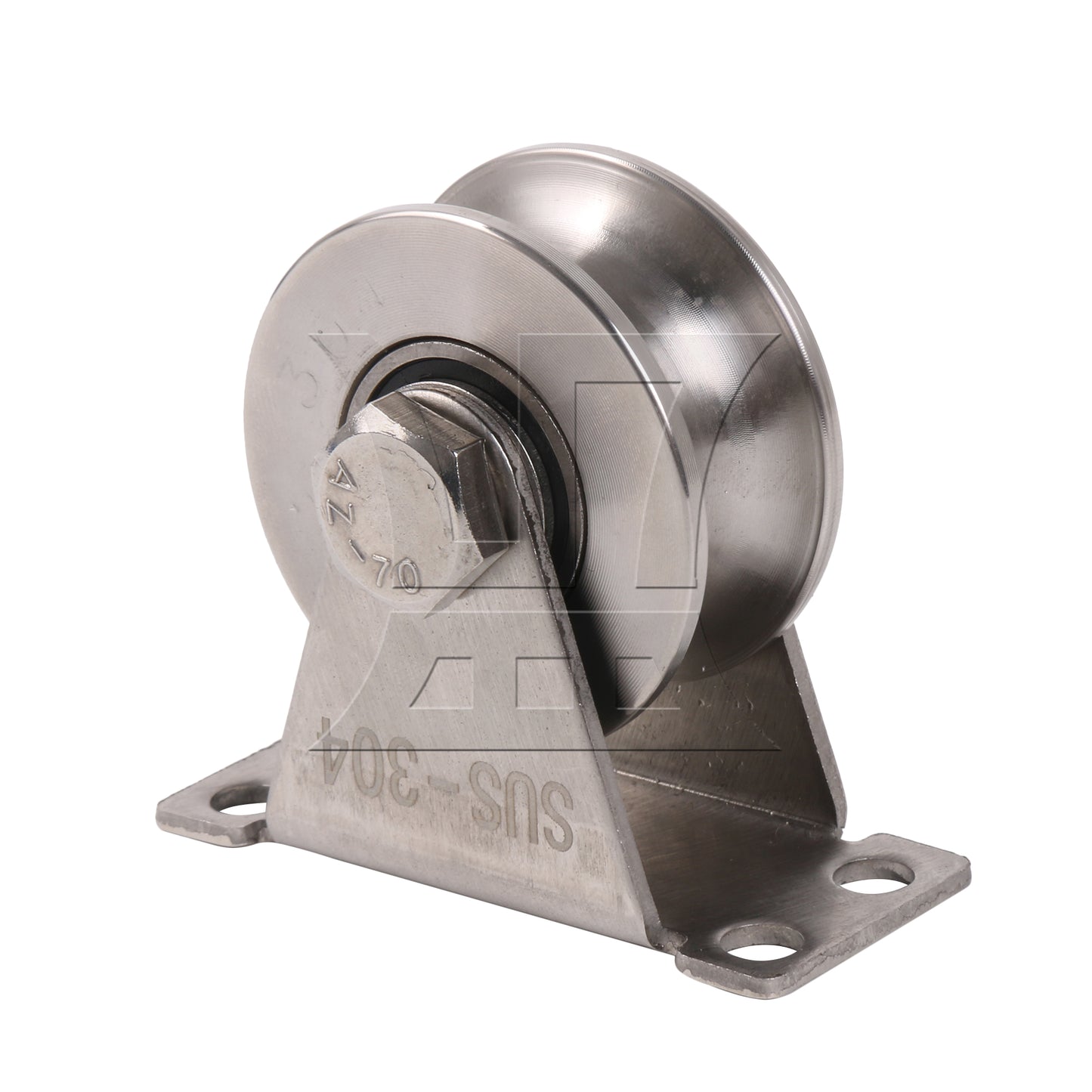 BQLZR U-Shaped Bracket Wheel Roller w/ Bracket for Patio Sliding Door 1.89" 100 Lbs