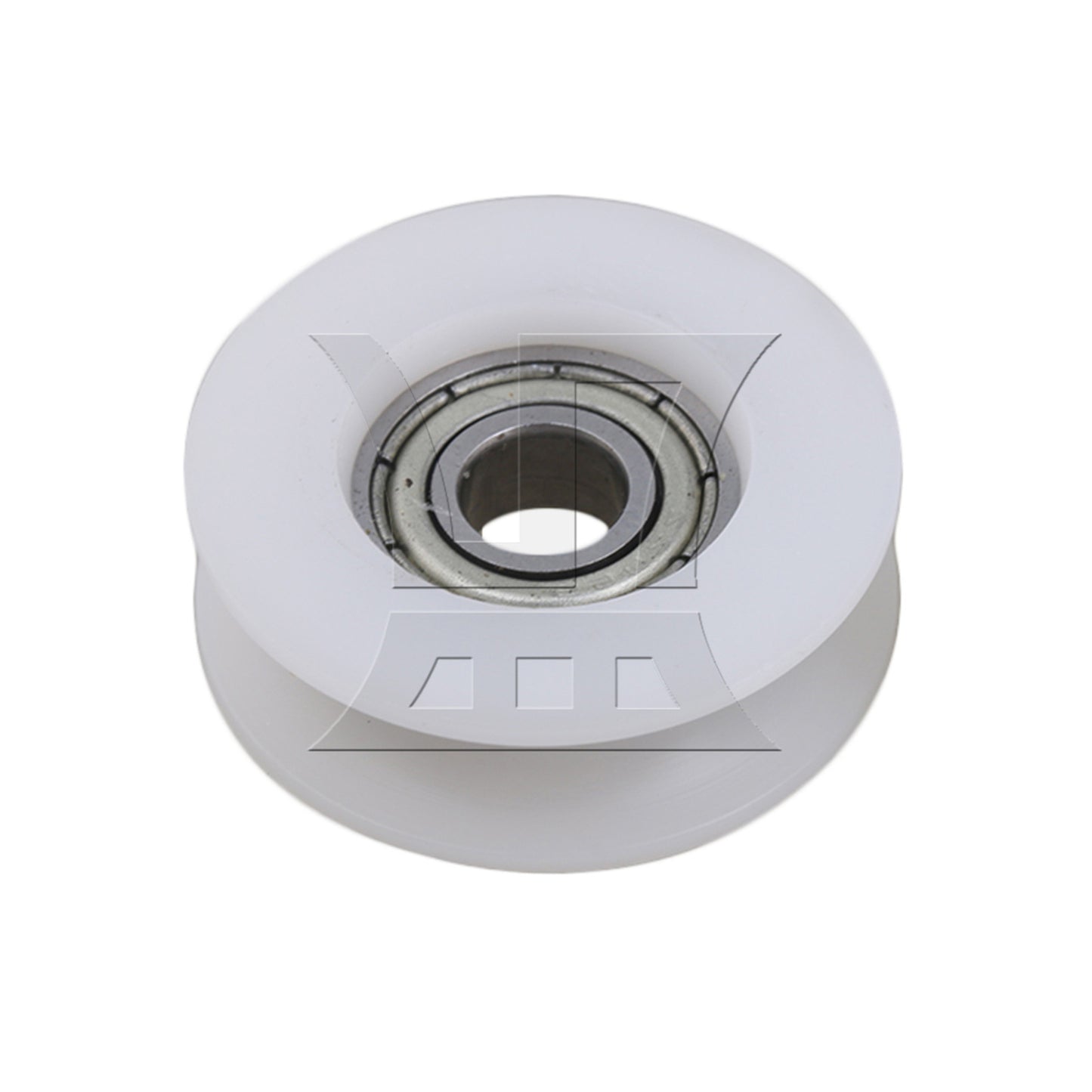 BQLZR 1pc Plastic Guide Bearing Pulley Wheel 6 x 27 x 9mm White for Doors Windows Shower Drawer Pulleys