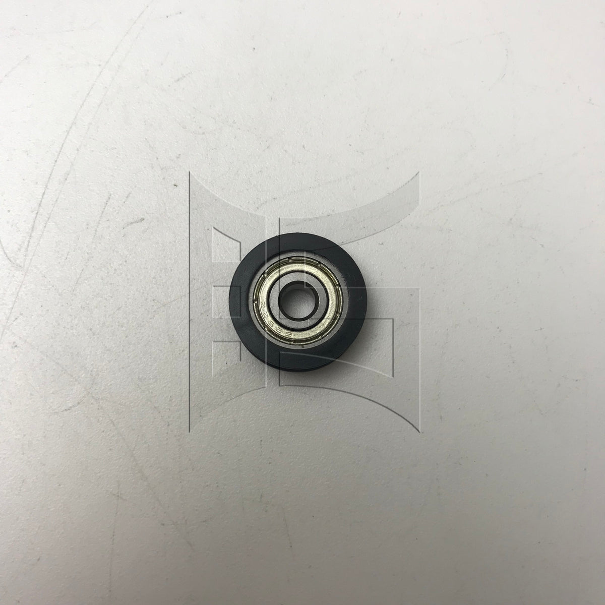 BQLZR 1pc U-shaped Plastic Coated Bearing Pulley 5x20x7mm Black for Door and Window