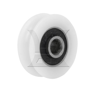 BQLZR 1pc Plastic Bearing Guide Wheel 4 x 20 x 6.5 x 7.4 Mm for Door and Window Bearing Wheels Rail Wheels
