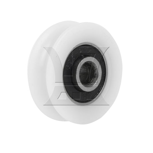 BQLZR 1pc Plastic Bearing Guide Wheel 4 x 20 x 6.5 x 7.4 Mm for Door and Window Bearing Wheels Rail Wheels