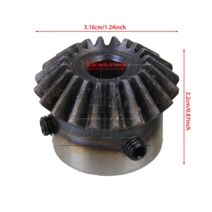 BQLZR 1pc 1.5 Mode 20 Tooth Taper Gear 8mm for Agricultural Equipment