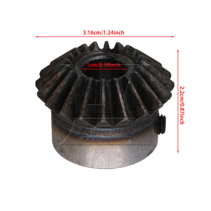 BQLZR 1pc 1.5 Mode 20 Teeth Shaft Hole Tapered Bevel Gear 10mm for Agricultural Equipment
