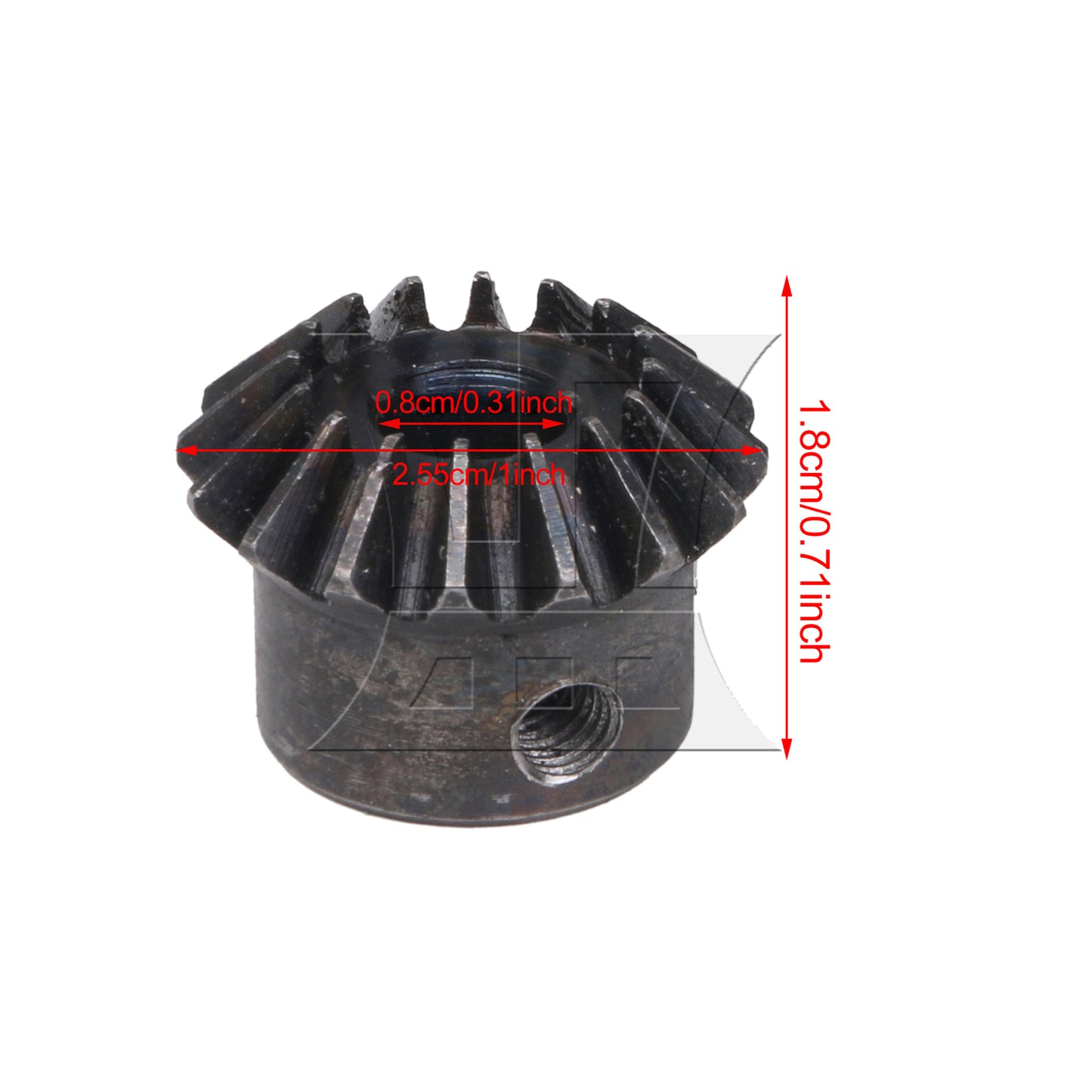 BQLZR 1pc 1.5 Mode 16 Teeth Taper Gear 8mm for Agricultural Equipment