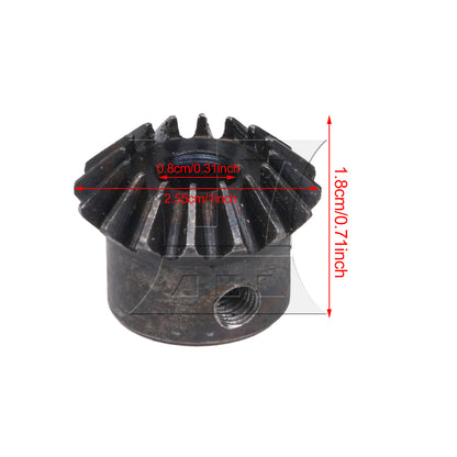 BQLZR 1pc 1.5 Mode 16 Teeth Taper Gear 8mm for Agricultural Equipment