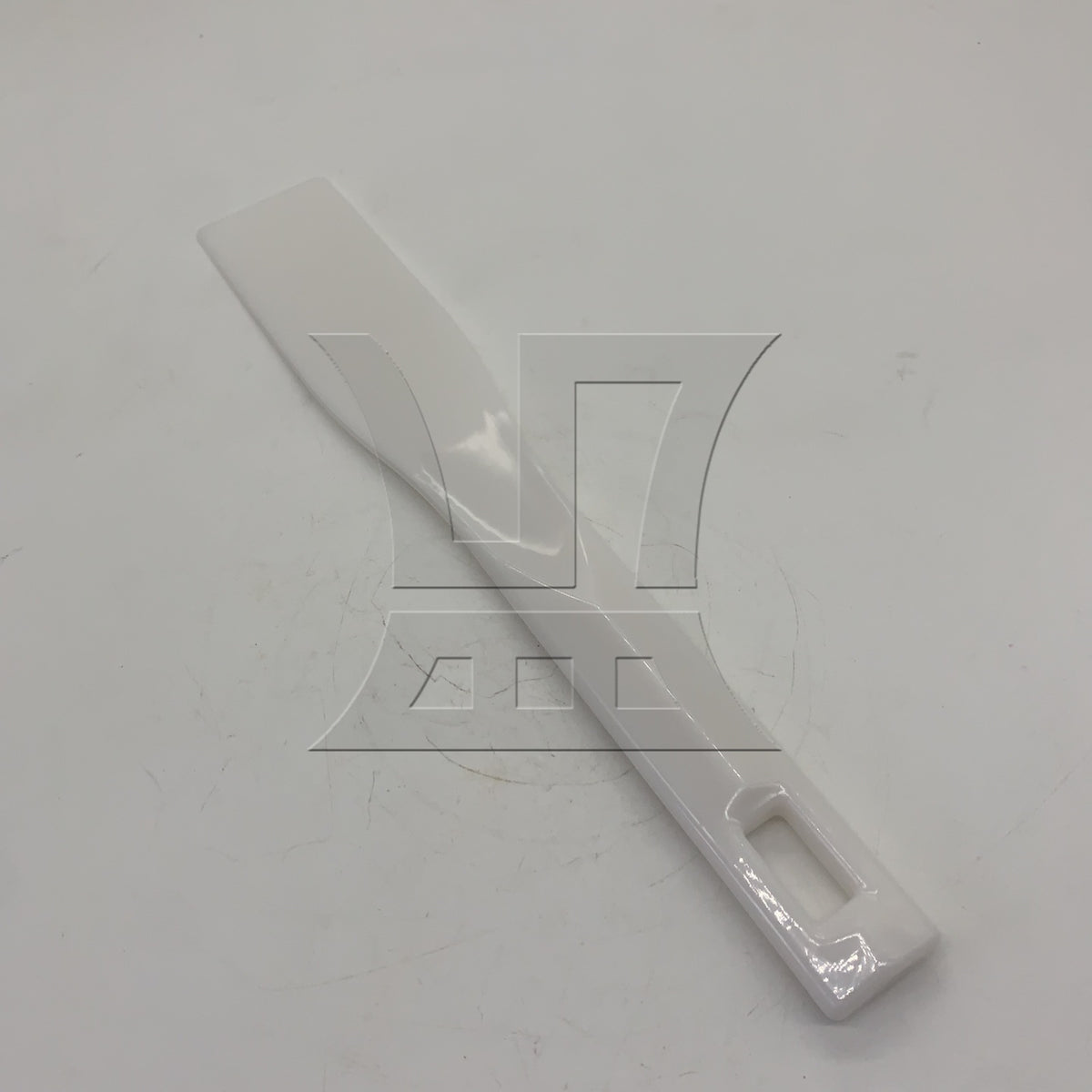 BQLZR 1pc Plastic Printing Ink Spatula 295x45mm White Printing Machine