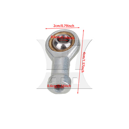 BQLZR 1pc Internal Thread Positive Tooth Rod Joint Bearing 6mm Fish Eye Spherical Plain Bearing