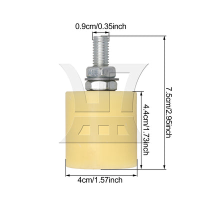 BQLZR 1pc PP Rollor Guide Wheel 40x44mm for Electric Door Upper Wheel