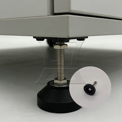 BQLZR 1pc Nylon Adjustable Leveling Feet M8 x 50mm x 60mm Anti-Slip Furniture Feet With Screws