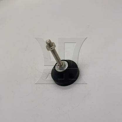 BQLZR 1pc Nylon Adjustable Leveling Feet M8 x 50mm x 60mm Anti-Slip Furniture Feet With Screws