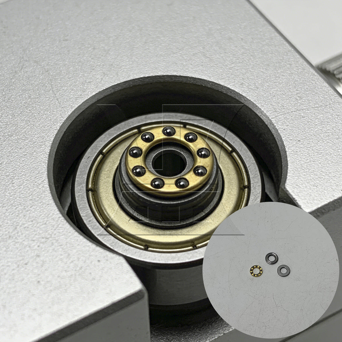 BQLZR 1pc Micro Flat Bearing F5-10M 5x10x4mm for Office Equipment