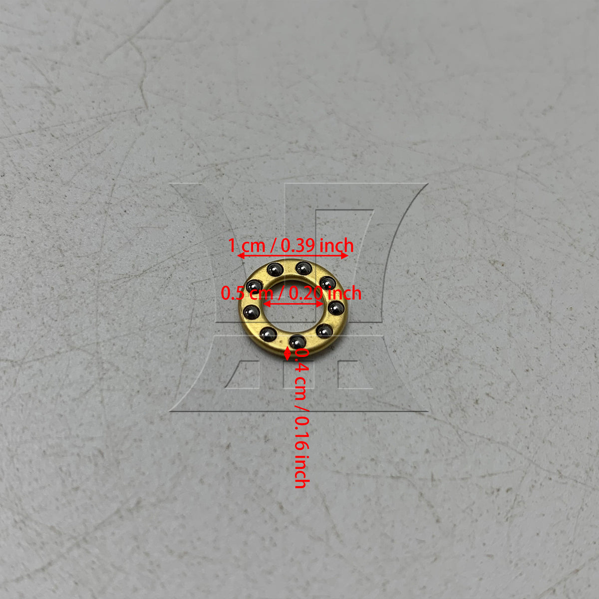 BQLZR 1pc Micro Flat Bearing F5-10M 5x10x4mm for Office Equipment