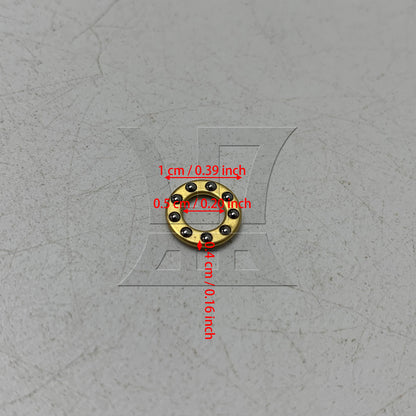 BQLZR 1pc Micro Flat Bearing F5-10M 5x10x4mm for Office Equipment