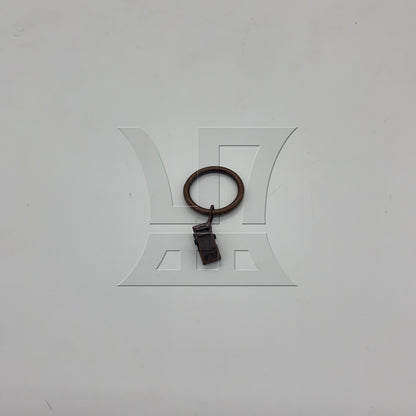 BQLZR 1pc Curtain Clip Ring 3.5mm x Inner Diameter 25mm Red Bronze for Living Room Bedroom Curtains Roman Circle