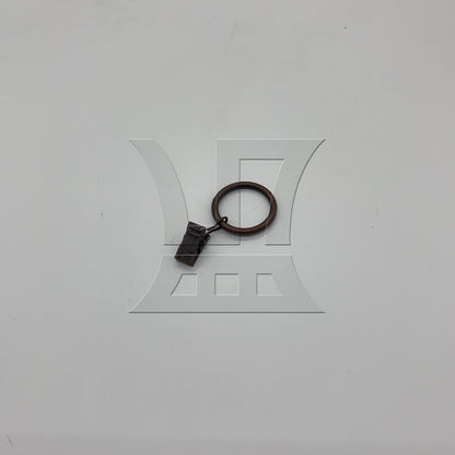 BQLZR 1pc Curtain Clip Ring 3.5mm x Inner Diameter 25mm Red Bronze for Living Room Bedroom Curtains Roman Circle