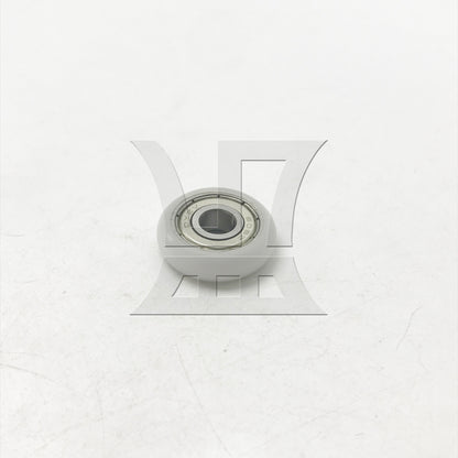 BQLZR 1pc Spherical Arc Pulley 8x27.5x8mm White Door And Window Pulleys