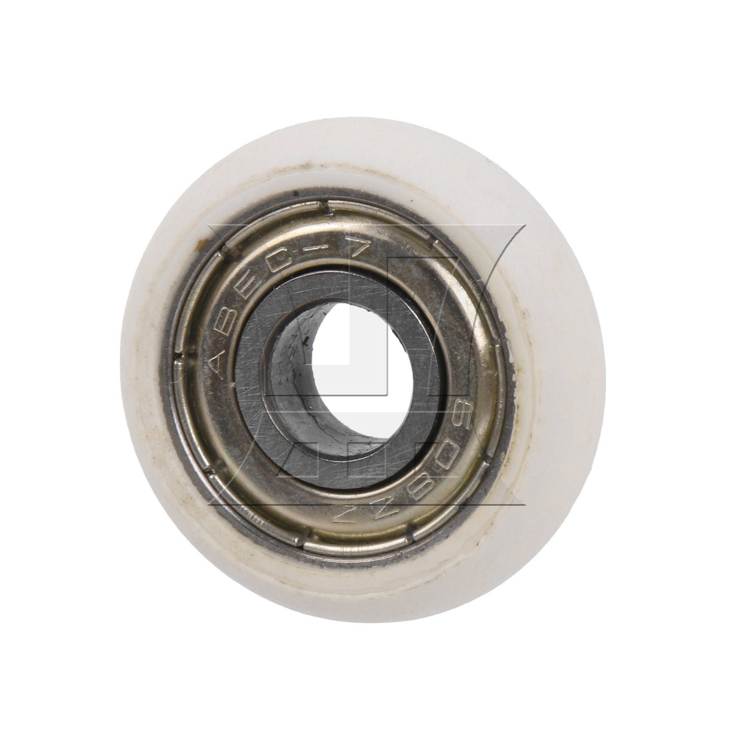 BQLZR 1pc Spherical Arc Pulley 8x27.5x8mm White Door And Window Pulleys
