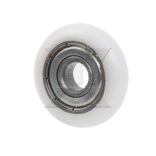 BQLZR 1pcs Spherical Arc Pulley 8x30x8.5mm White Arc Plastic Bearing