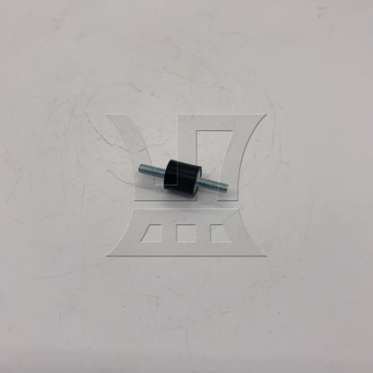 BQLZR 1pc M5 Rubber Shock Absorber With Double Screws 15x15mm for Air Compressor