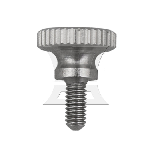 BQLZR 1pc 304 Stainless Steel Knurled Thumb Screw M2.5 x 6mm For Display Computer Machinery Equipment