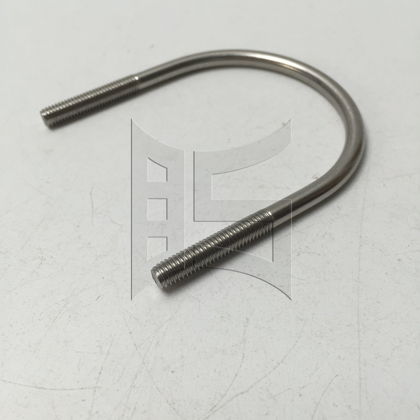 BQLZR 1pc 304Stainless Steel Pipe Fixing U-shaped Baffle Bolt M6x60mm for Fixed Hose