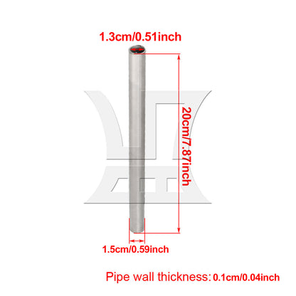 BQLZR 1pc 304 Stainless Steel Seamless Tube 200 x 15 x 1mm for Industrial Pipelines