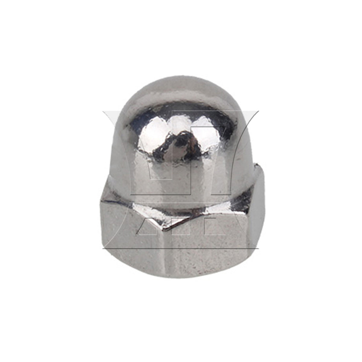 BQLZR 1pc 304 Stainless Steel Dome Cap Hex Nut M8 For Mechanical Equipment Electronic Products