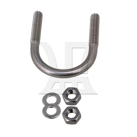 BQLZR 1pc 304 Stainless Steel U-Bolt M6 x 27mm for Industrial Lifting Industrial Lifting