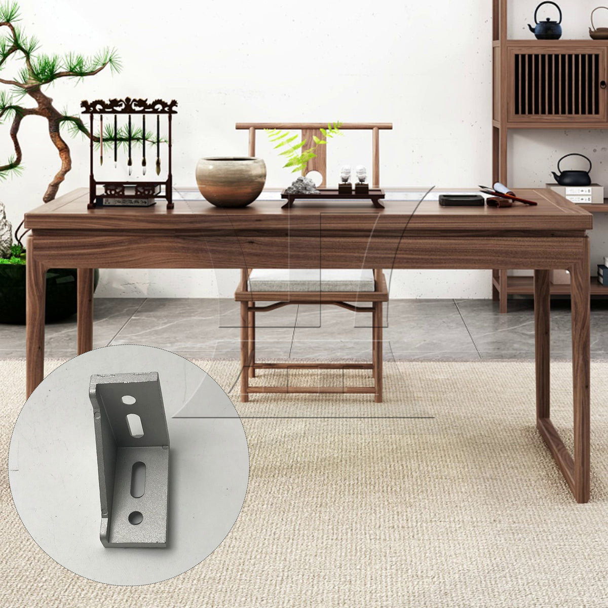 BQLZR 1pc L-Shaped Angle Bracket 3060 L-Shaped Angle Iron Cabinet Bathroom Cabinet Corner Code