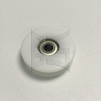 BQLZR 1pc Nylon Guide Pulley 8 x 50 x 12cm  White Mobile Door Pulley Furniture Hardware Accessories