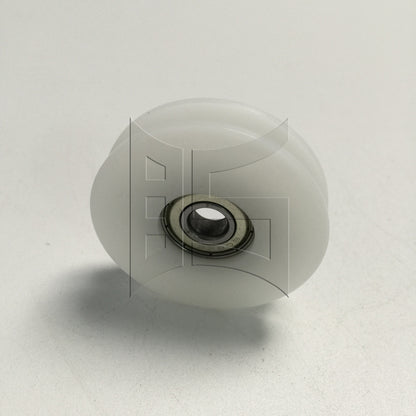 BQLZR 1pc Nylon Guide Pulley 8 x 50 x 12cm  White Mobile Door Pulley Furniture Hardware Accessories