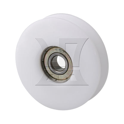 BQLZR 1pc Nylon Guide Pulley 8 x 50 x 12cm  White Mobile Door Pulley Furniture Hardware Accessories