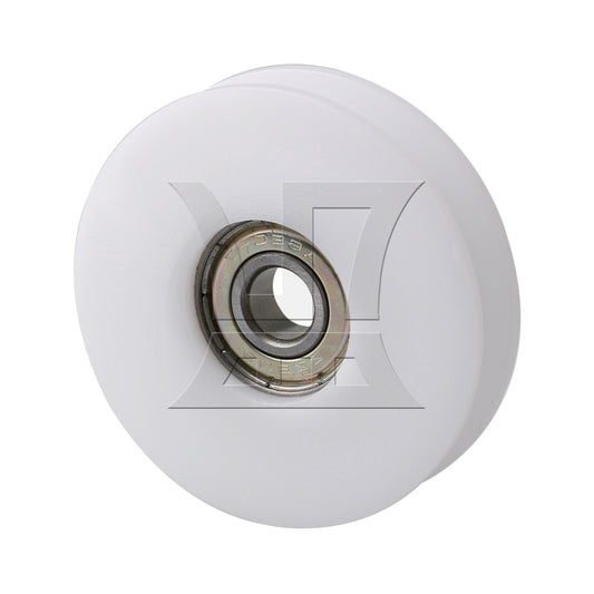 BQLZR 1pc Nylon Guide Pulley 8 x 50 x 12cm  White Mobile Door Pulley Furniture Hardware Accessories
